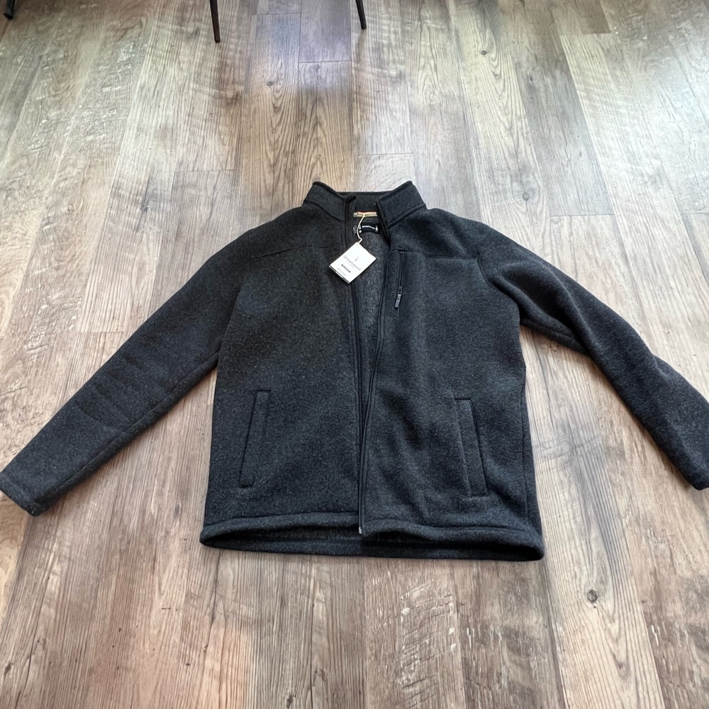Smartwool Black Zip Up Sweater - New With Tags